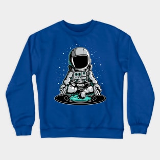 astronaut yoga Crewneck Sweatshirt